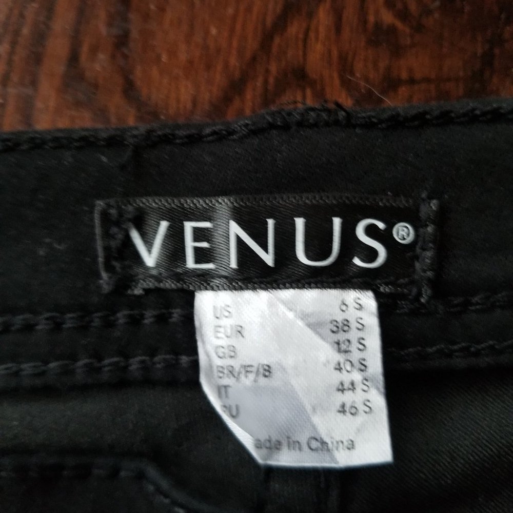 VENUS Black Mid Rise Jean - Picture 8 of 12